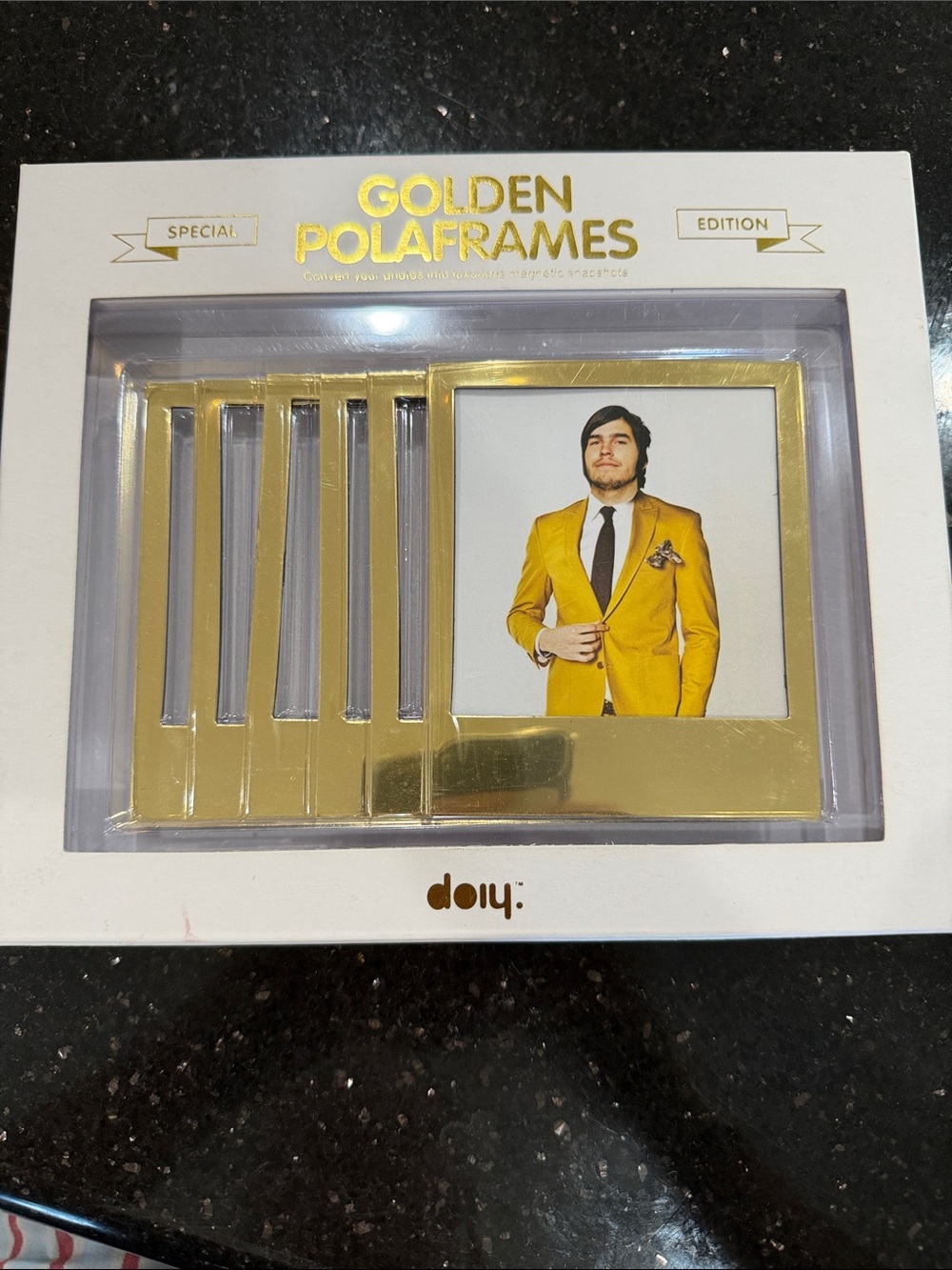 Golden Polaframes Accessory - Gold Polaroid Frames